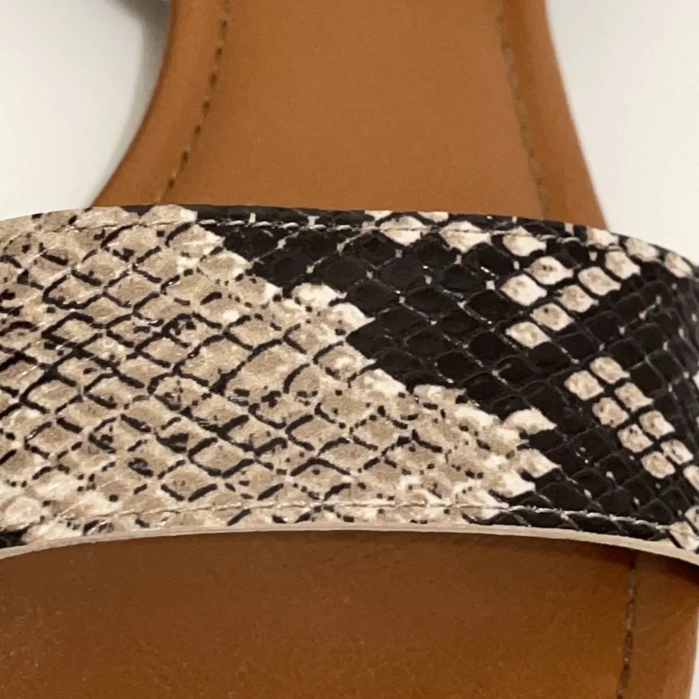 Sun + Stone Snake Adjustable Ankle Strap Sandals size 7 - Picture 7 of 10